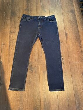 Slim Fit Men's Skinny Jeans in Dark Blue